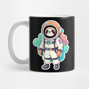 Sloth Astronaut Illustration Mug